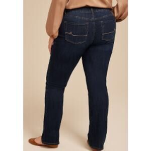 m jeans classic slim boot mid-rise women's jeans size 18w